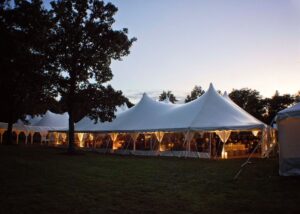 Century Tents wedding event