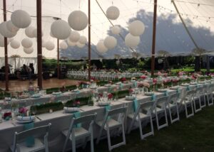 Beautiful Sailcloth Tent Wedding