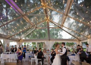 First Dance wedding tent rental