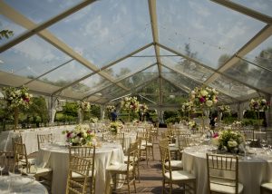 clear top wedding tent rental lake geneva