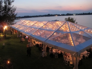 40×140 navi-clear-top reception tent rental 40×140 navi-clear-top reception tent rental