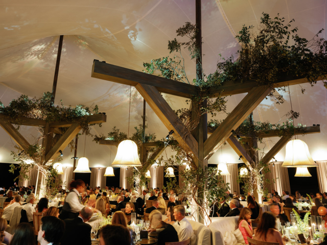 luxury sailcloth wedding tent