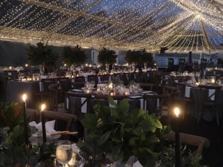 sea of lights 40x120 clear top tent rental sea of lights 40x120 clear top tent rental