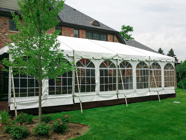 Clear walls on Navi-trac tent