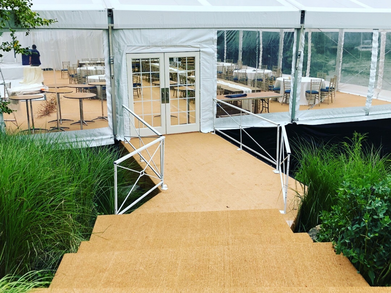 Leveled Tent Flooring Blue Peak Tents, Inc.