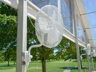 20" Fan tent