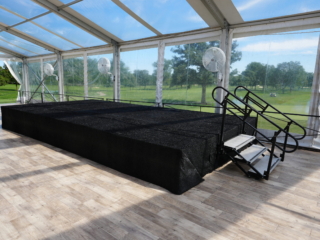 tent stage rental