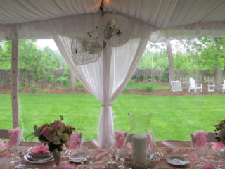 Tent pole Mounted Fans