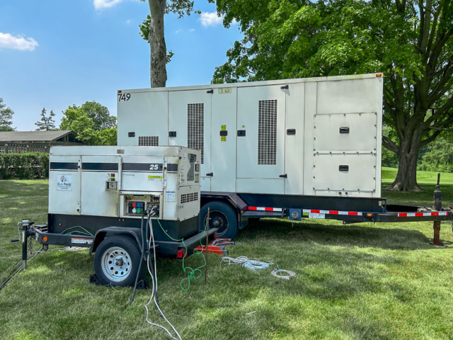 Tent and HVAC Power