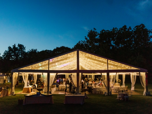 18M Structure Clear Top structure tent rental