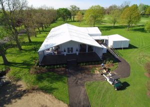 golf course venue tent rental