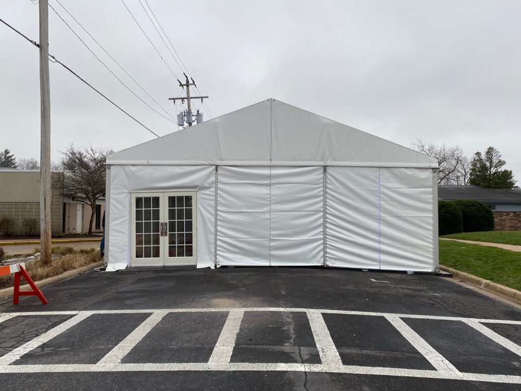 covid 19 testing tent