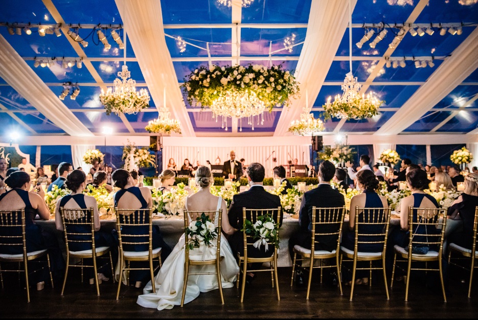Country club clear top tent rental