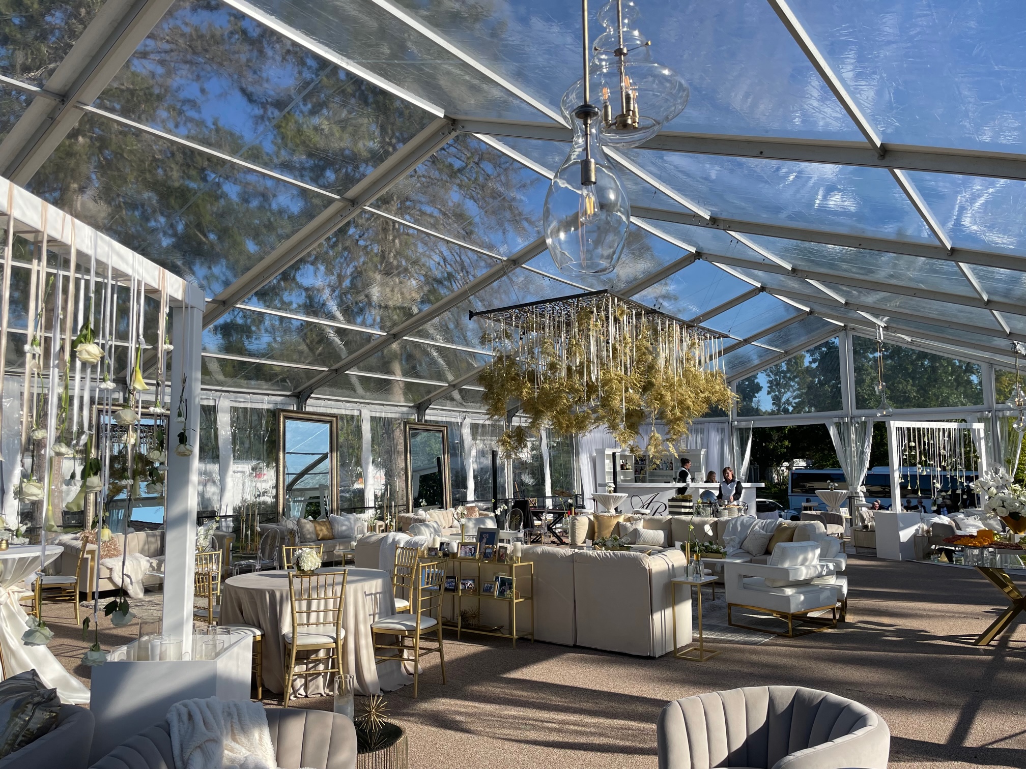 Cocktail tent rental