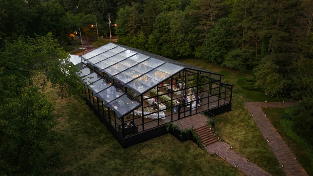 21M Glass Wall Atrium Tent