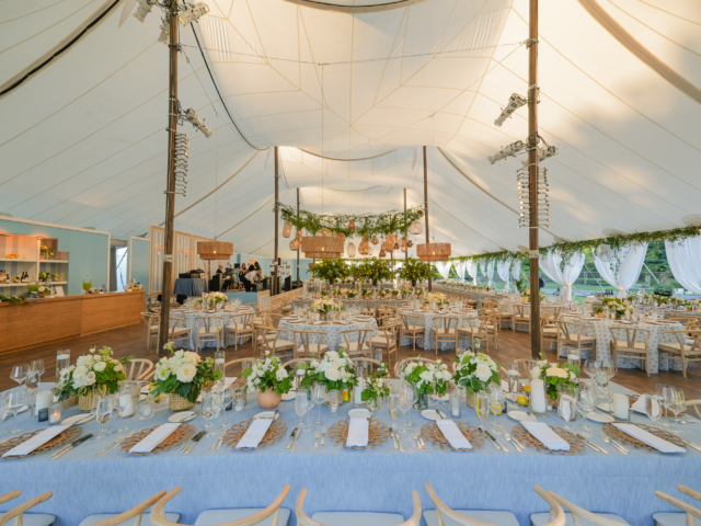 Sailcloth Wedding Reception Tent