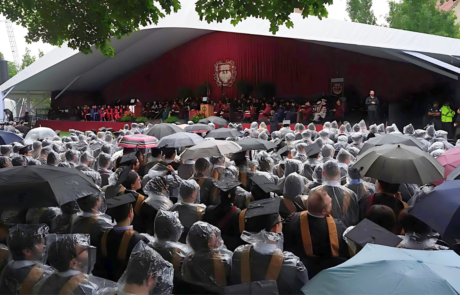 Arcum University Commencement Tent in Chicago for a college