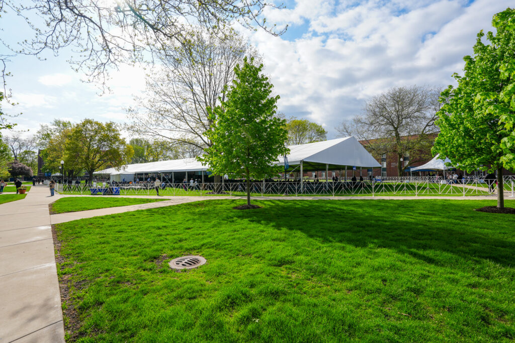 University graduation tent University graduation tent