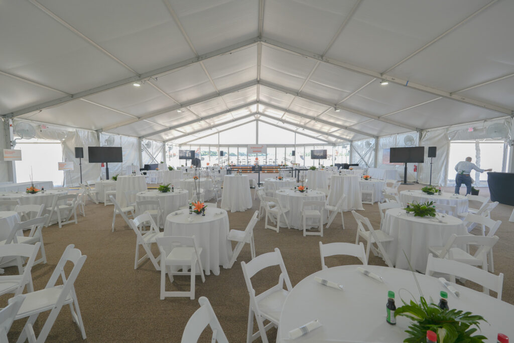 Corporate Ground Breaking Tent Structure Corporate Ground Breaking Tent Structure