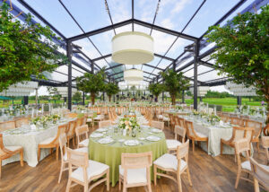 Atrium Tent Wedding