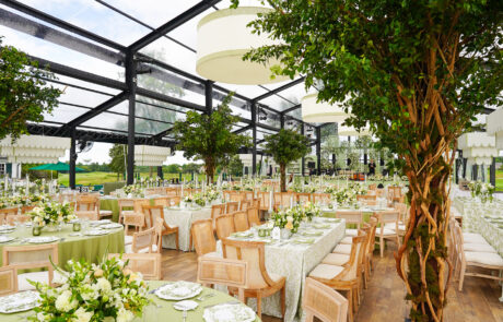Atrium Tent Wedding