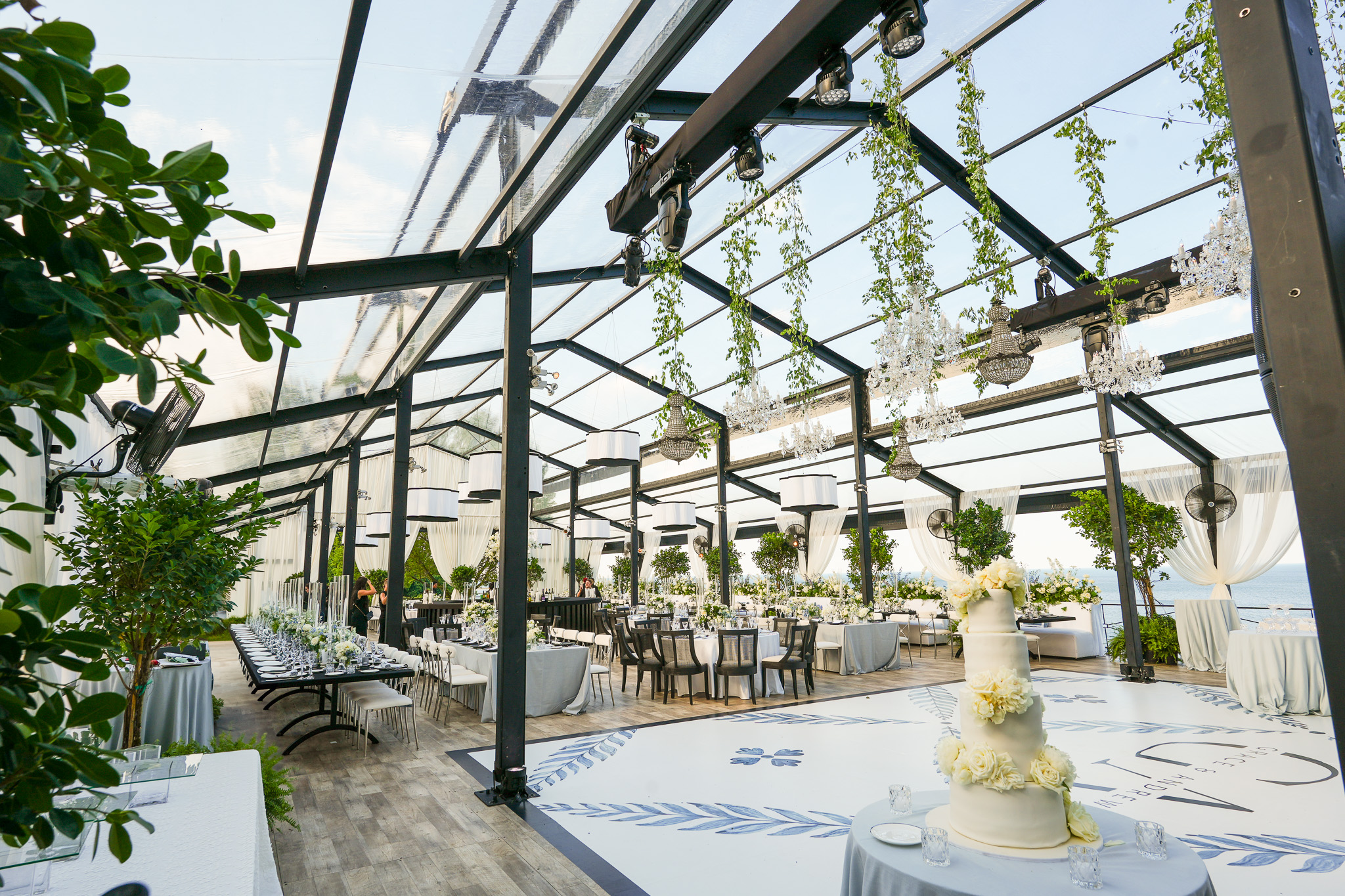 Atrium Tent Wedding