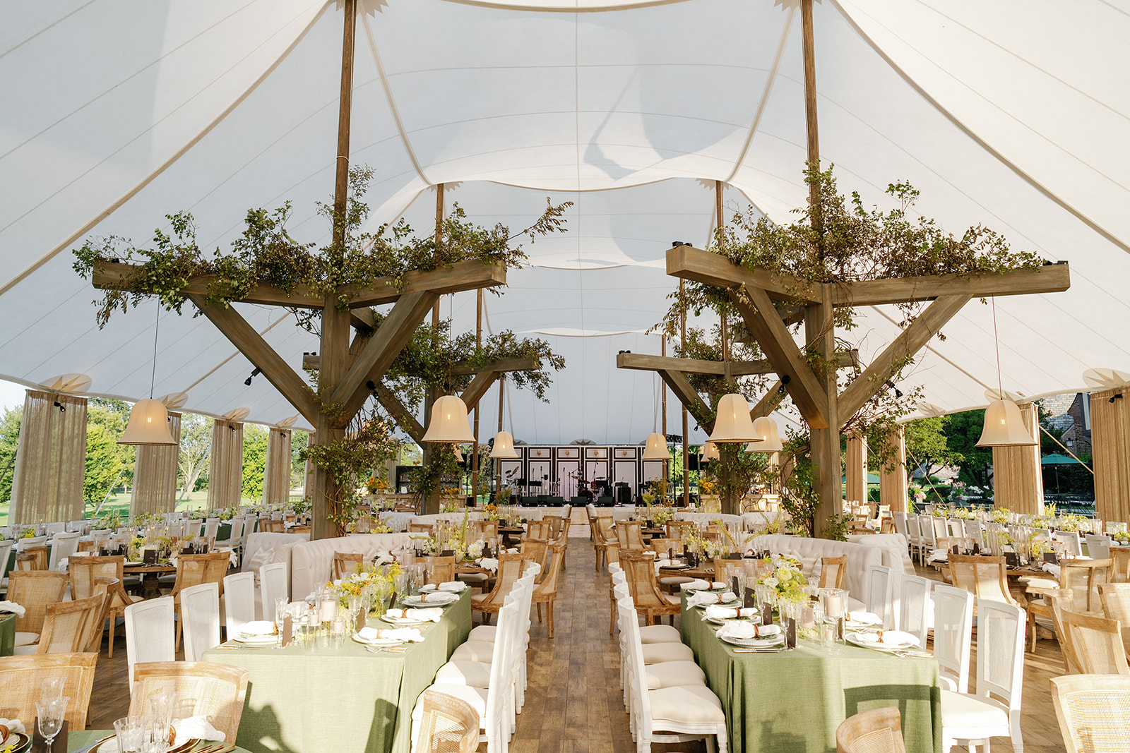 wedding sailcloth tent